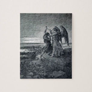 Gustave Dore: Jacob som brottas med ängeln Pussel