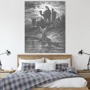 Gustave Doré - Jakob ber om skydd Canvastryck