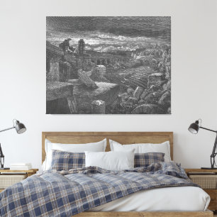 Gustave Doré - Jesajas syn på förstörelsen Canvastryck