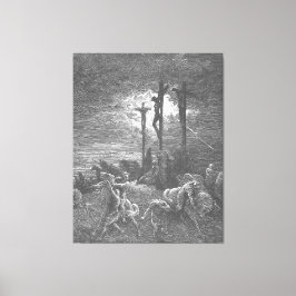 Gustave Doré - Luk 23C Mörker vid korsfästelsen Canvastryck