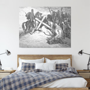 Gustave Doré - Lukasevangeliet 23A Jesus anländer Canvastryck