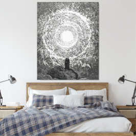 Gustave Doré - Machine Colourised Paradiso Canvastryck