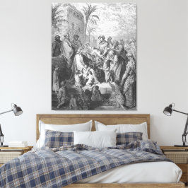 Gustave Doré - Mark 10 Jesus Välsignar de små Canvastryck