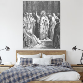 Gustave Doré - Mark 1B Jesus predikar i synagogan Canvastryck