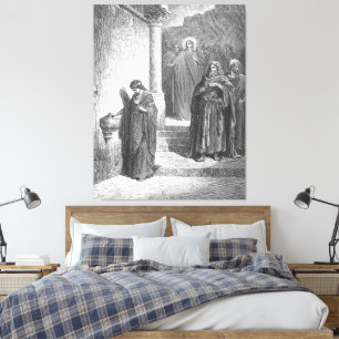 Gustave Doré - Markus 12 Änkans skärv Canvastryck
