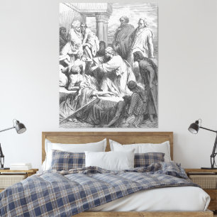 Gustave Doré - Matt 15 Jesus botar de sjuka Canvastryck
