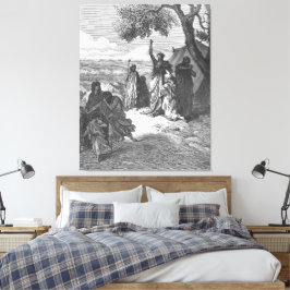 Gustave Doré - Noa förbannar Ham och Kanaan Canvastryck