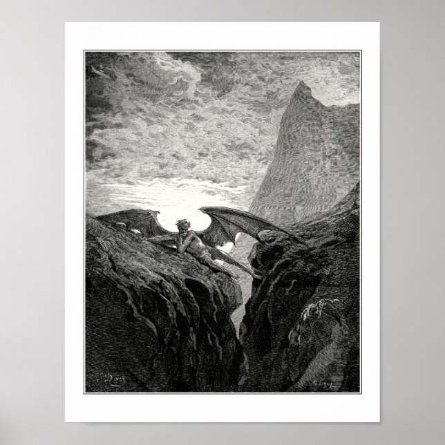 Gustave Dore: Nu börjar hennes kurs Poster (Framsidan)