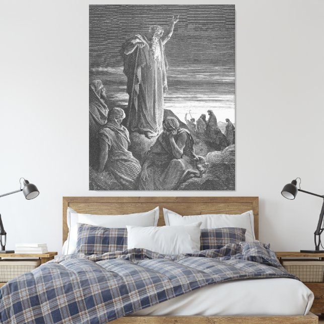 Gustave Doré - Profeten Esekiel Canvastryck (Insitu (sovrum))