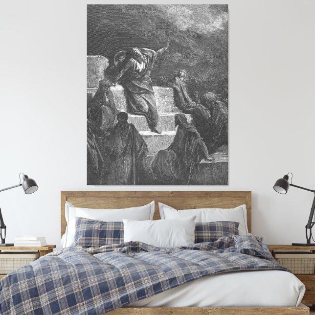 Gustave Doré - Profeten Jeremia Canvastryck (Insitu (sovrum))