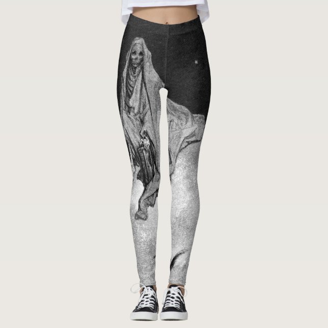 Gustave Dore - Raven Leggings (Framsida)