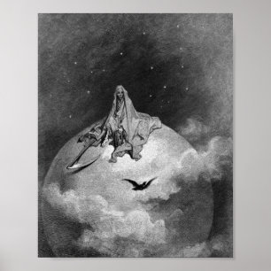 Gustave Dore - Raven Poster