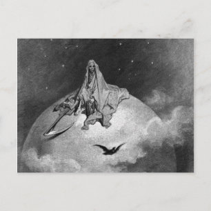 Gustave Dore - Raven Vykort