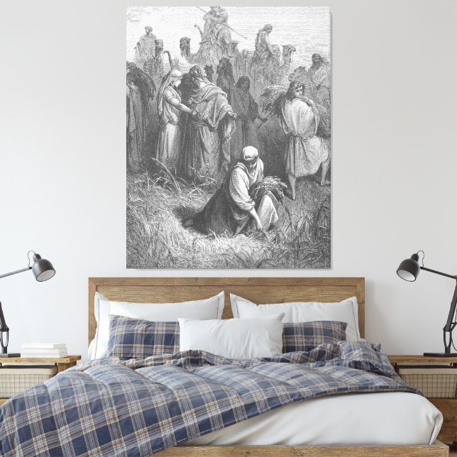 Gustave Doré - Rut och Boas Canvastryck (Insitu (sovrum))