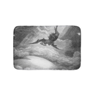 Gustave Dore Satan från Paradise Borttappad av Jo Badrumsmatta