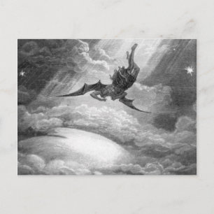 Gustave Dore Satan från Paradise Borttappad av Joh Vykort