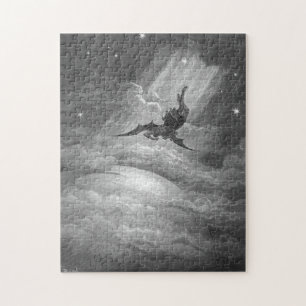 Gustave Dore Satan från Paradise Borttappad John M Pussel