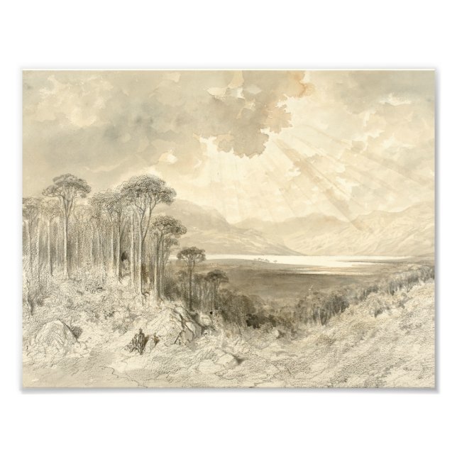 Gustave Dore - Scottish Ligcape Fototryck (Framsidan)