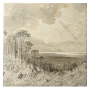 Gustave Dore - Scottish Ligcape Kakelplatta