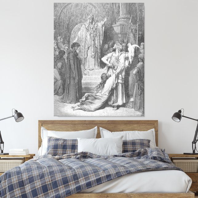 Gustave Doré - The Judgment of Solomon Canvastryck (Insitu (sovrum))