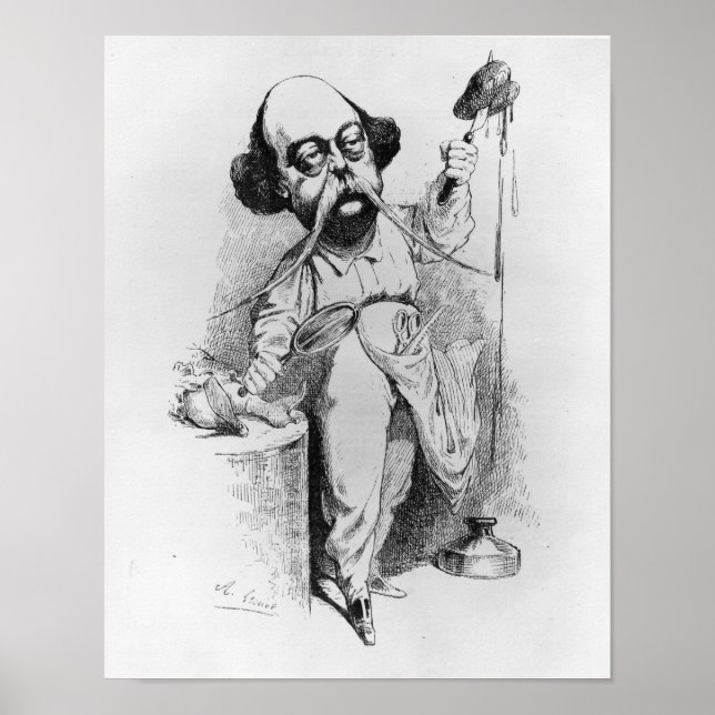 Gustave Flaubert Dissecting Madame Bovary Poster (Framsidan)
