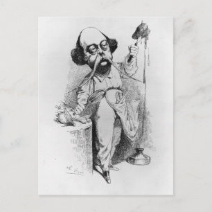 Gustave Flaubert Dissecting Madame Bovary Vykort