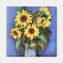 Gustave Loiseau Solros Aesthetic Bilder Sunfl Magnet