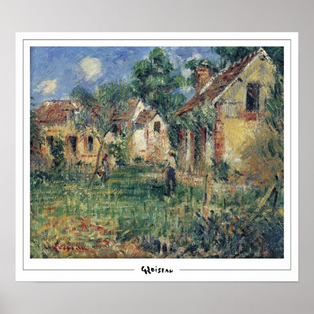 Gustave Loiseau Zedign Art Poster #127 (Framsidan)