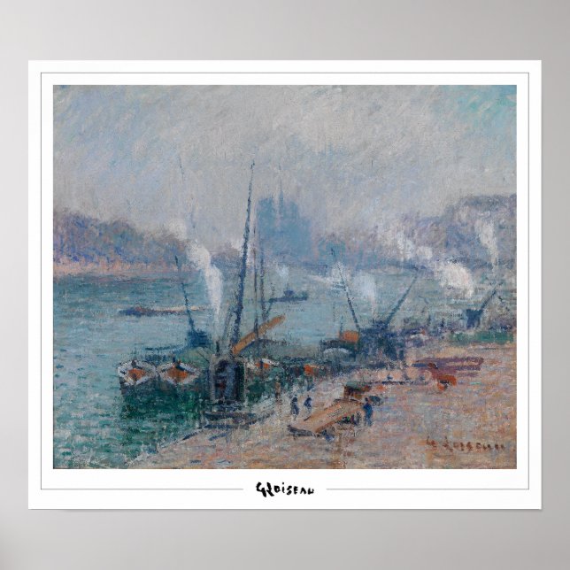 Gustave Loiseau Zedign Art Poster #347 (Framsidan)
