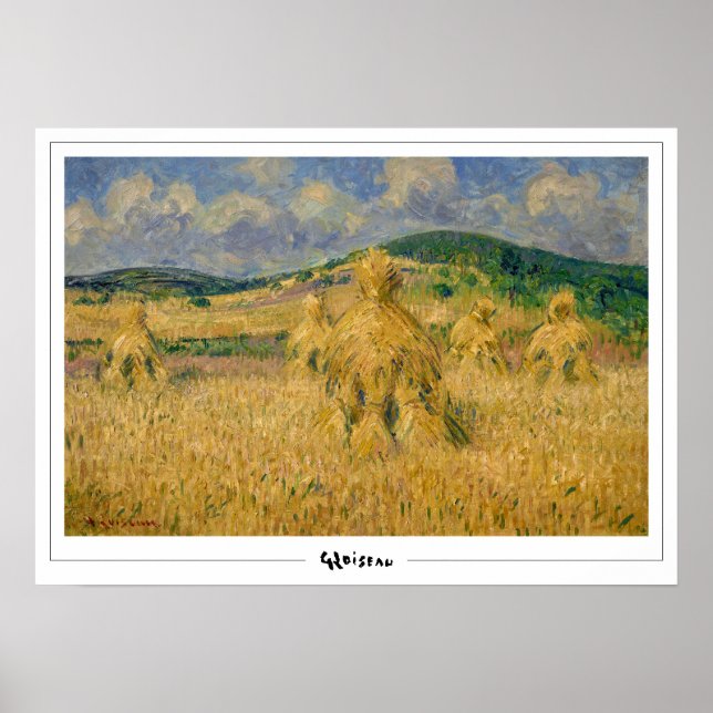 Gustave Loiseau Zedign Art Poster #375 (Framsidan)