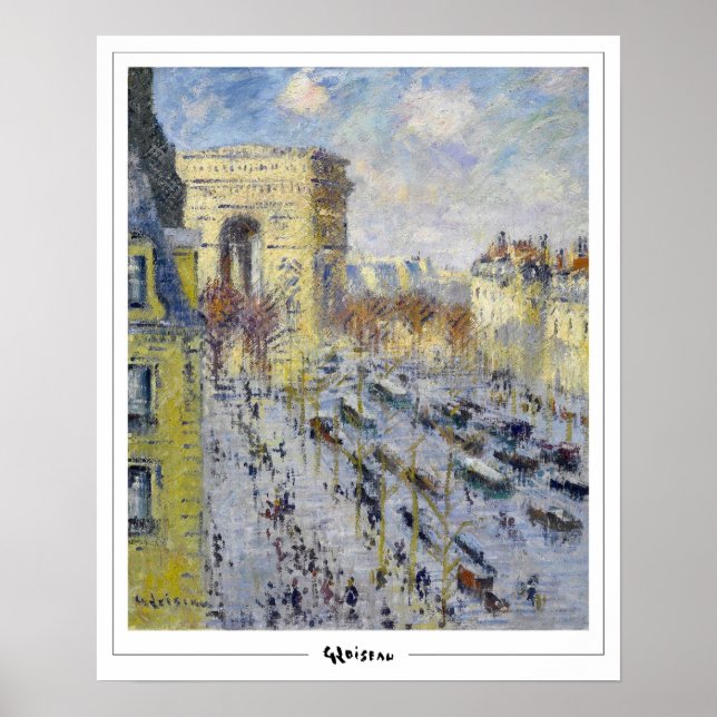 Gustave Loiseau Zedign Art Poster nr 104 (Framsidan)