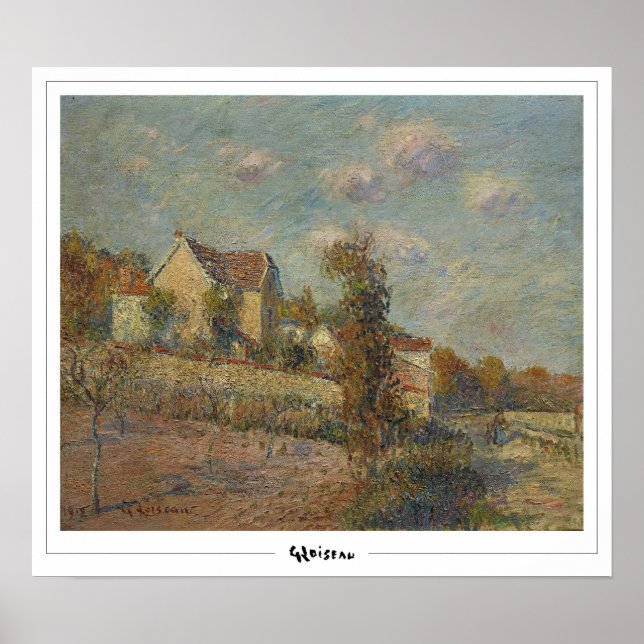 Gustave Loiseau Zedign Art Poster nr 362 (Framsidan)