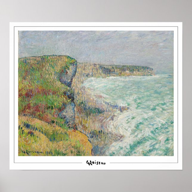 Gustave Loiseau Zedign Art Poster nr 392 (Framsidan)