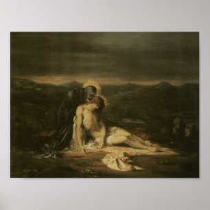 Gustave Moreau-Pieta Poster