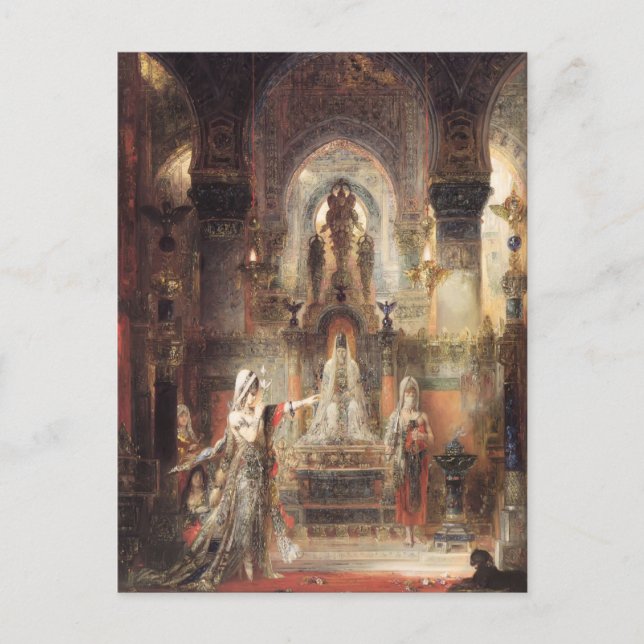 Gustave Moreau- Salome Dancing before Herod Vykort (Framsida)