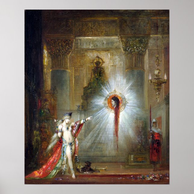 Gustave Moreau the Apparition Poster (Framsidan)
