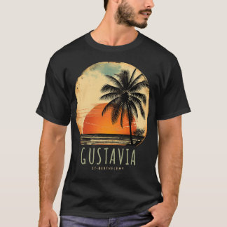 Gustavia St Barthelemy St Barts Beach Handflatan T T Shirt