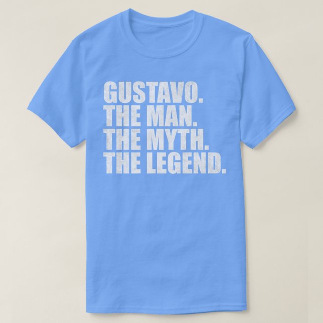 Gustavo Gustavo Namn Gustavo given namn T Shirt (Design framsida)