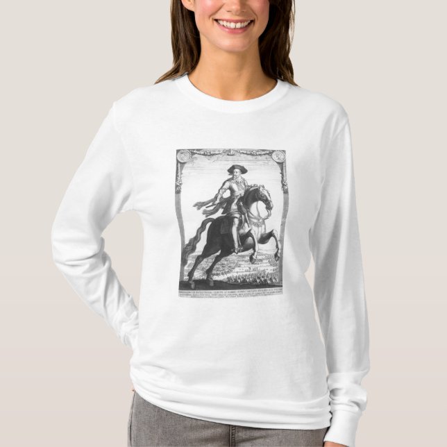 Gustavus Adolphus II, kung av sverigen, på Tee Shirt (Framsida)
