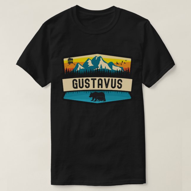 Gustavus, Alaska T Shirt (Design framsida)