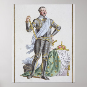 Gustavus droppAdolphus (1778-1837) kung av Poster