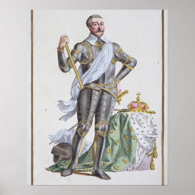 Gustavus IV Adolphus (1778-1837) Kung i Sverige fö Poster (Framsidan)