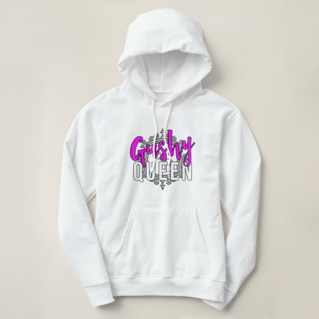 Gusy Queen Hoodie T Shirt (Design framsida)