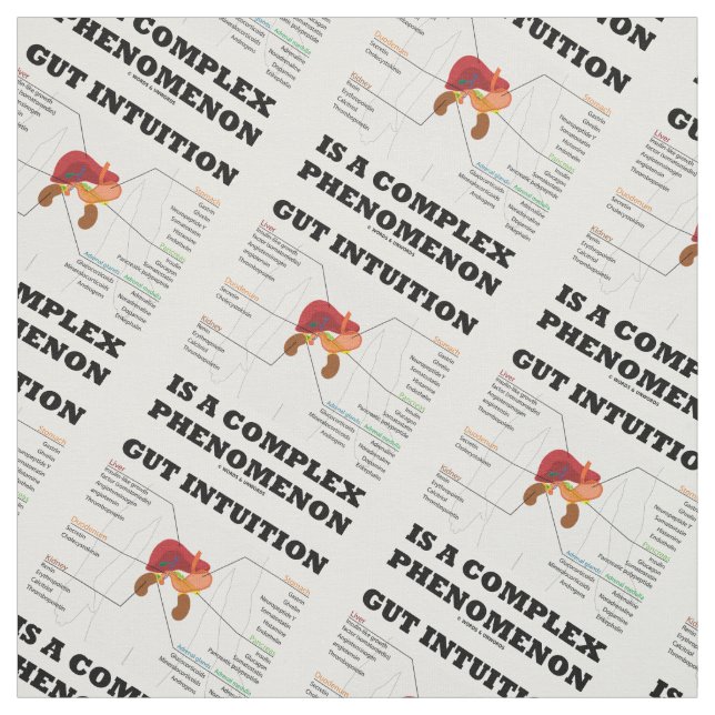 Gut Intuition är en komplex fenomenon endokrin Tyg (Provkarta)