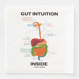 Gut Intuition Inside Digestive System Humor Pappersservett