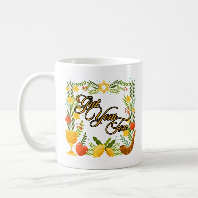 Gut Yom Tov Kaffemugg (Vänster)