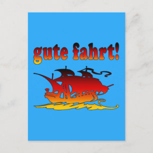 Gute Fahrt Bra Resa i tyska Vacations Travel Vykort