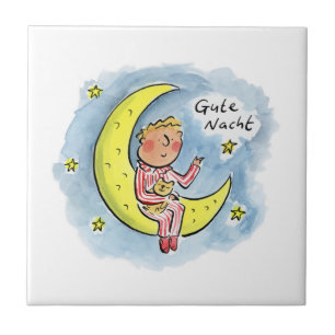 Gute Nacht Kakelplatta
