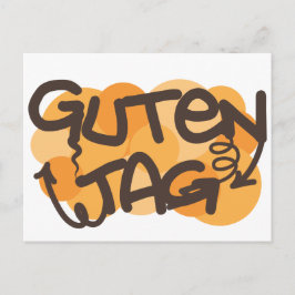 Guten märkre German Hej in graffiti stil Vykort
