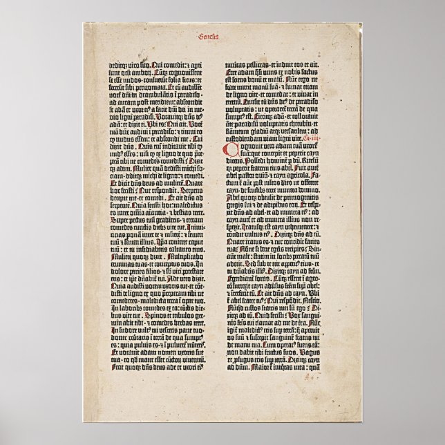 Gutenbergs genetik p 3 poster (Framsidan)